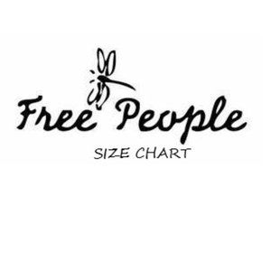 Free People Size chart